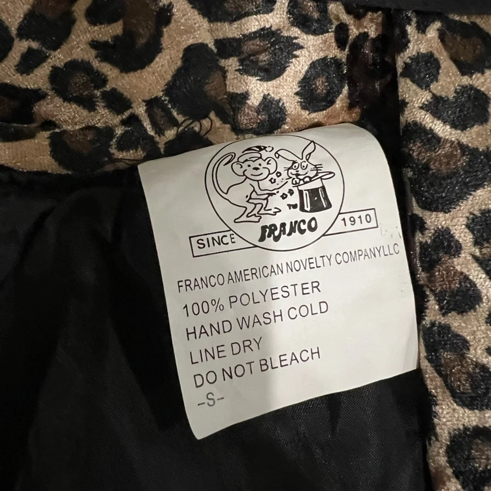 Child's Mac Daddy Costume with Leopard Accents